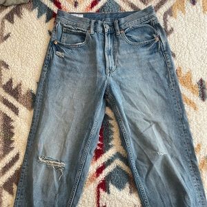 Gap barrel Jean high rise